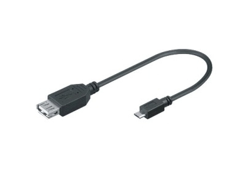 Bild von M-Cab USB 2.0 Adapter - A/Bmicro - Bu/St - 0.20m