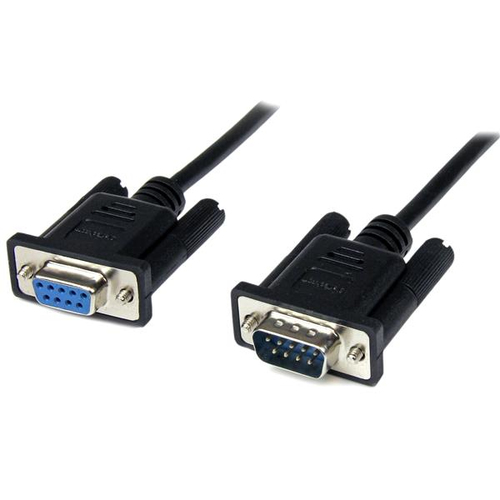 STARTECH 2M BLACK DB9 NULL MODEM CABLE