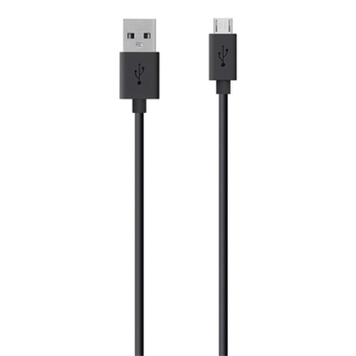Bild von Belkin USB A - Micro-USB, 2m USB Kabel USB 2.0 Micro-USB B Schwarz