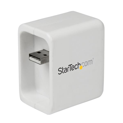 Bild von StarTech.com Mobiler Wireless WiFi Reiserouter für iPad / Tablet / Laptop - USB Powered mit Ladeport