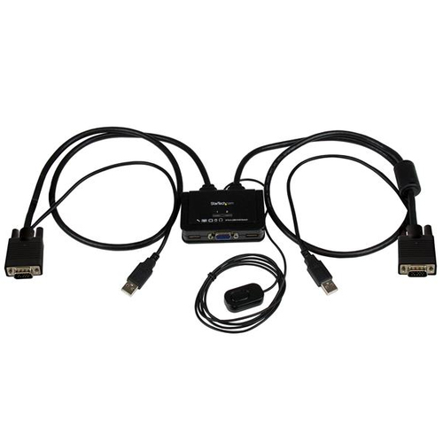 2PORT CABLE KVM WITH VGA USB
