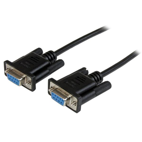 STARTECH 1M BLACK DB9 NULL MODEM CABLE