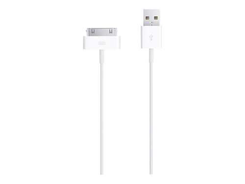 Bild von Apple 30-pin - USB2.0 Handykabel Weiß USB A Apple 30-pin