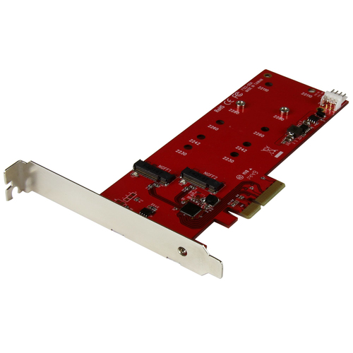 STARTECH 2X M.2 SSD CONTROLLER - PCIE