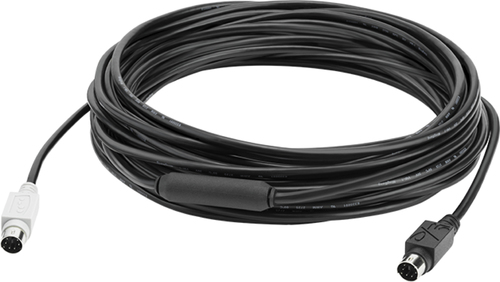 Bild von Logitech GROUP 10m Extender Cable PS/2-Kabel 6-p Mini-DIN Schwarz