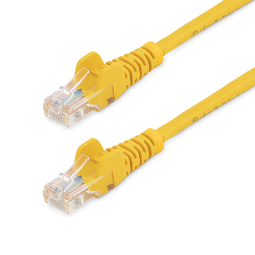 STARTECH 0.5M YELLOW CAT5E PATCH CABLE