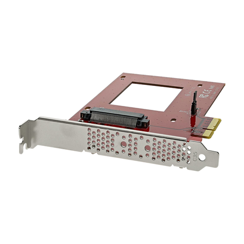Bild von StarTech.com U.2 auf PCIe Adapter für 2,5&quot; U.2 NVMe SSD - SFF 8639 - 4x PCI Express 3.0