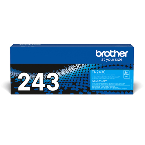 BROTHER TN-243C TONER CYAN 1000 PAGES