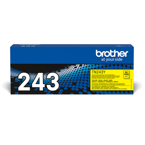 BROTHER TN-243Y TONER YELLOW 1000 PAGES