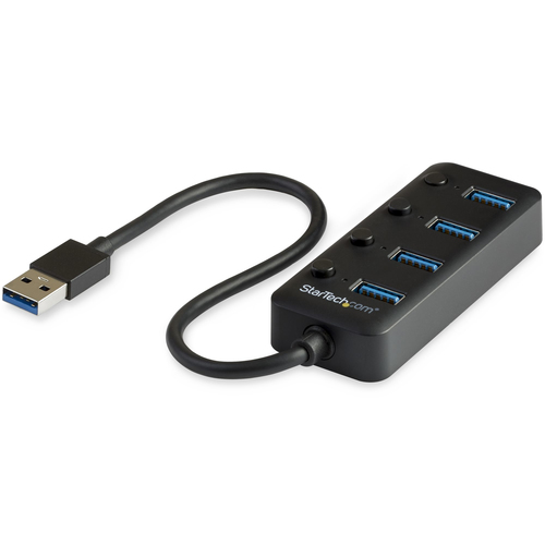 STARTECH 4-PORT USB 3.0 HUB WITH ON/OFF