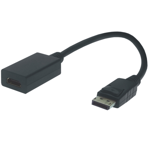 M-CAB DP TO HDMI CABLE 0.2M BLACK