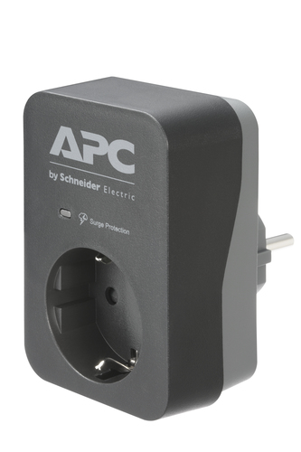 Bild von APC PME1WB-GR Spannungsschutz Schwarz, Grau 1 AC-Ausgänge 230 V