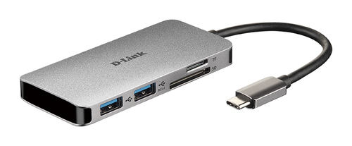 D-LINK USB-C 6-PORT USB HUB+HDMI