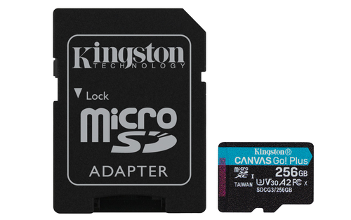 KINGSTON 256GB MSDXC CANVAS GO PLUS 170R