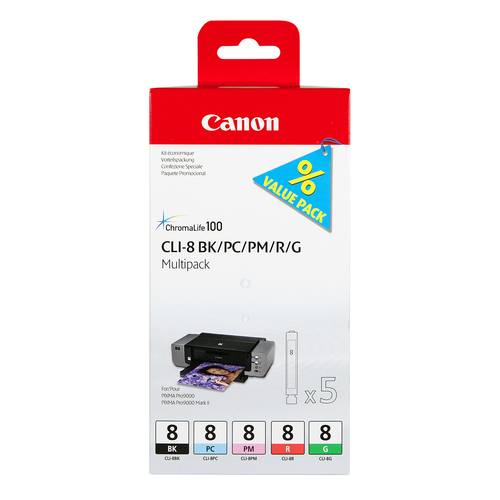 CANON CLI-8 BLK/PC/PM/R/G