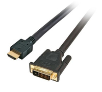M-CAB 2M HDMI DVI -D 24+1 CABLE GOLD