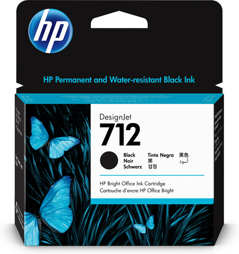 HP INC. HP 712 80-ML BLACK DESIGNJET