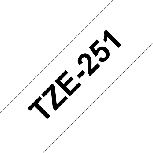 BROTHER TZE-251 LAMINATED TAPE 24MM 8M