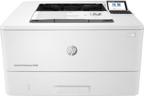 Bild von HP LaserJet Enterprise M406dn, Drucken, Kompakte Größe; Hohe Sicherheit; Beidseitiger Druck; Energieeffizient; Drucken über den USB-Anschluss vorn