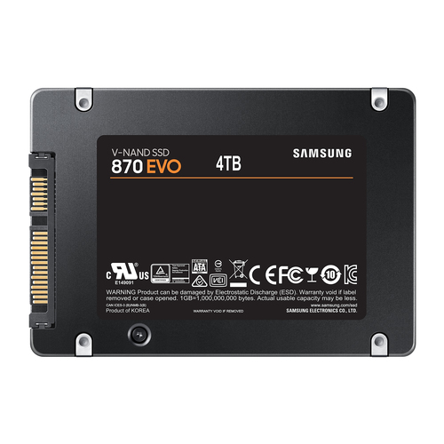 Bild von Samsung 870 EVO 2.5&quot; 4000 GB Serial ATA III V-NAND