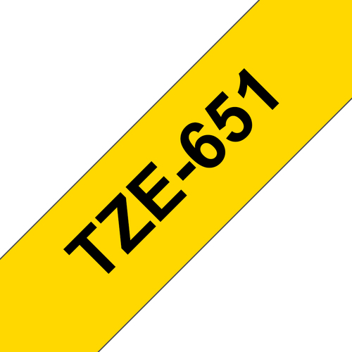BROTHER TZE-651 LAMINATED TAPE 24MM 8M