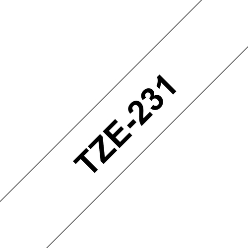 BROTHER TZE-231 LAMINATED TAPE 12MM 8M