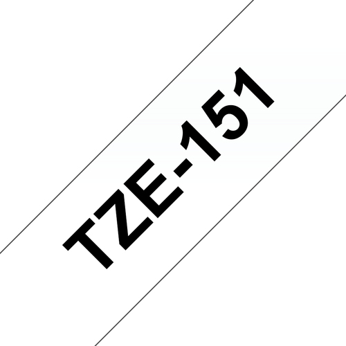 BROTHER TZE-151 LAMINATED TAPE 24MM 8M