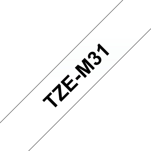 BROTHER TZE-M31 LAMINATED TAPE 12MM 8M
