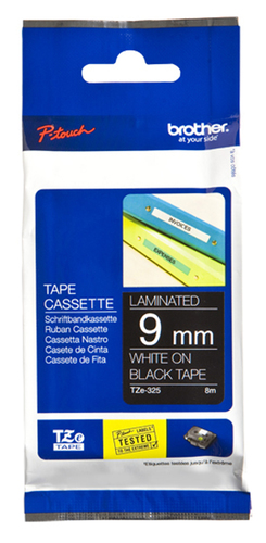 BROTHER TZE-325 LAMINATED TAPE 9MM 8M