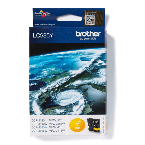 BROTHER LC-985Y INK CARTRIDGE YELLOW
