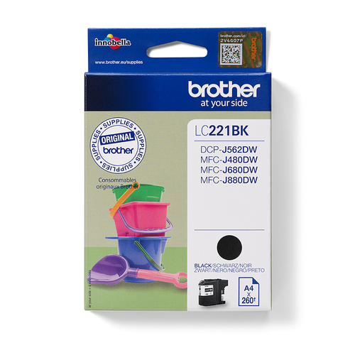 BROTHER INK CARTRIDGE BLACK 260 PAGES