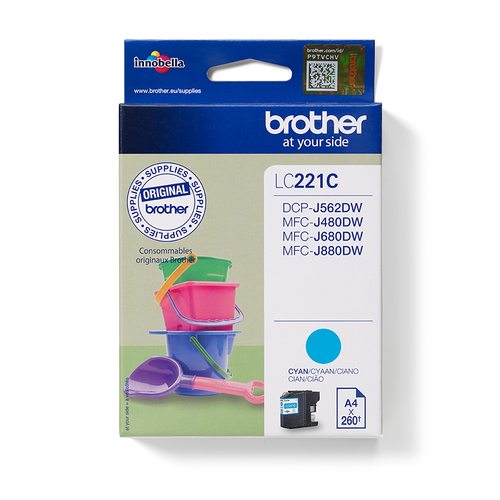BROTHER INK CARTRIDGE CYAN 260 PAGES