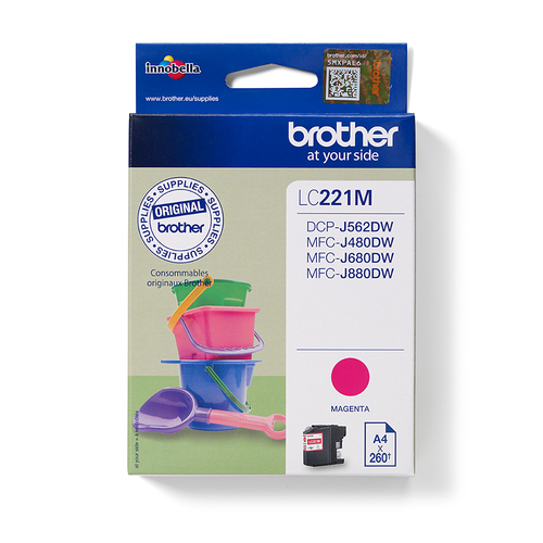 BROTHER INK CARTRIDGE MAGENTA 260 PAGES