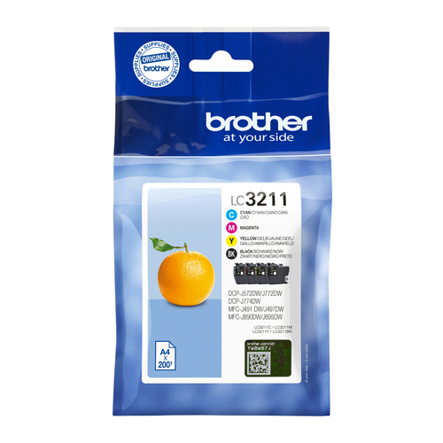 BROTHER LC-3211VALDR F. DCP-J772DW