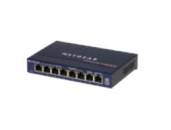 Bild von NETGEAR GS108GE Netzwerk-Switch Unmanaged Gigabit Ethernet (10/100/1000) Blau