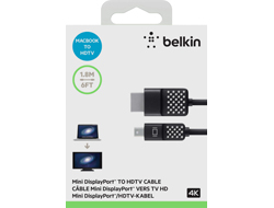 Bild von Belkin Mini DisplayPort to HDTV Cable 1,8 m HDMI Schwarz