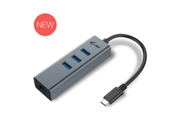 Bild von i-tec Metal USB-C HUB 3 Port + Gigabit Ethernet Adapter