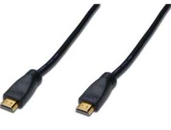 Bild von Digitus HDMI High Speed Anschlusskabel, Typ A, m/ amp. St/St, 30.0m, Full HD, CE, gold, sw