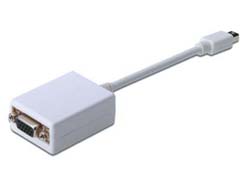 Bild von Digitus DisplayPort Adapterkabel, mini DP - HD15 St/Bu, 0.15m, DP 1.1a kompatibel, CE, we
