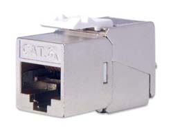 Bild von Digitus CAT 6A Keystone Modul, geschirmt mit intelligentem Kabelmanager, Set (24 Stück)