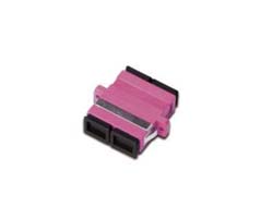 Bild von Digitus SC / SC Duplex Coupler, OM4, Farbe pink