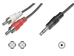 Bild von Digitus Audio Adapterkabel, 3.5mm Klinke