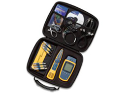 Bild von Fluke MicroScanner2 Cable Verifier Professional Kit beinhaltet MicroScanner2, Haupt Wiremap Adapter Batterien, Anleitung, Kabel