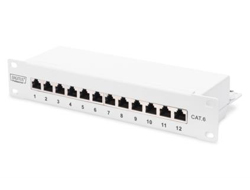 Bild von Digitus CAT 6, Klasse E Patch Panel, geschirmt, grau