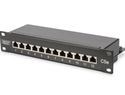 Bild von Digitus CAT 6, Klasse E Patch Panel, geschirmt, grau