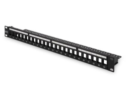 Bild von Digitus Modulares Patchpanel für Keystone Jacks 1HE - unbestückt