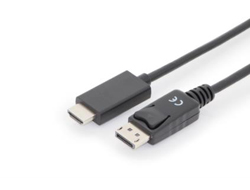 Bild von Digitus DisplayPort Adapterkabel, DP - HDMI Typ A