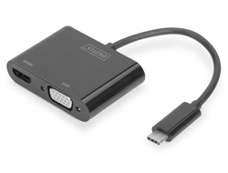 Bild von Digitus USB Type-C™ - HDMI + VGA Adapter