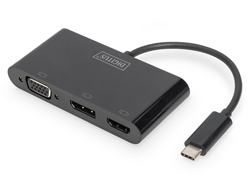 Bild von Digitus USB-C™ 3in1 Triple Monitor Adapter (HDMI, DP, VGA)