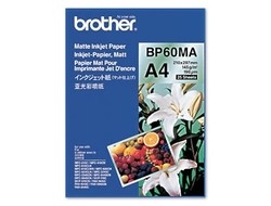 Bild von Brother BP60MA Inkjet Paper Druckerpapier A4 (210x297 mm) Matte 25 Blätter Weiß